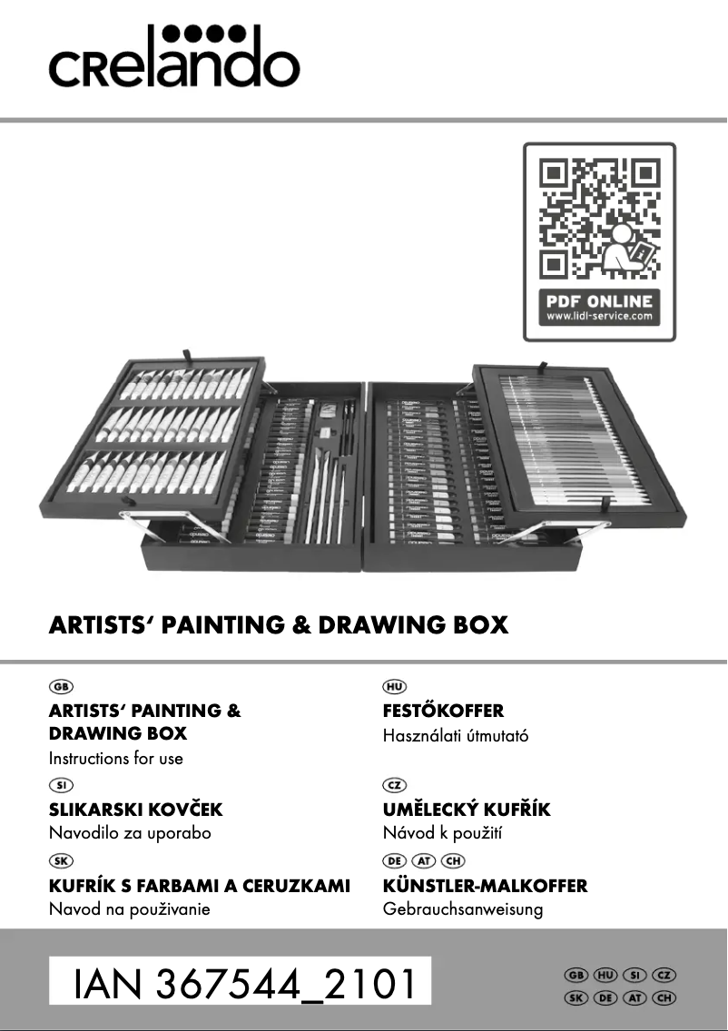 First page image of the manual for IAN 367544