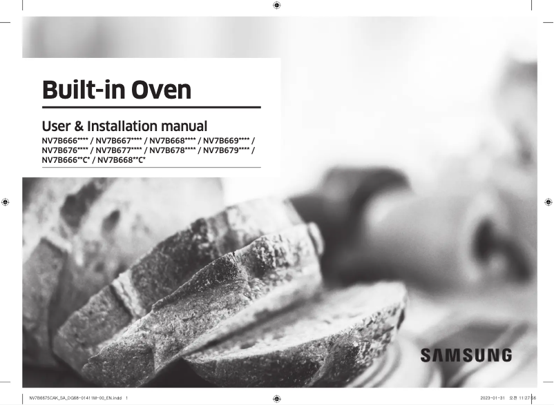 First page image of the manual for NV7B6675CAK