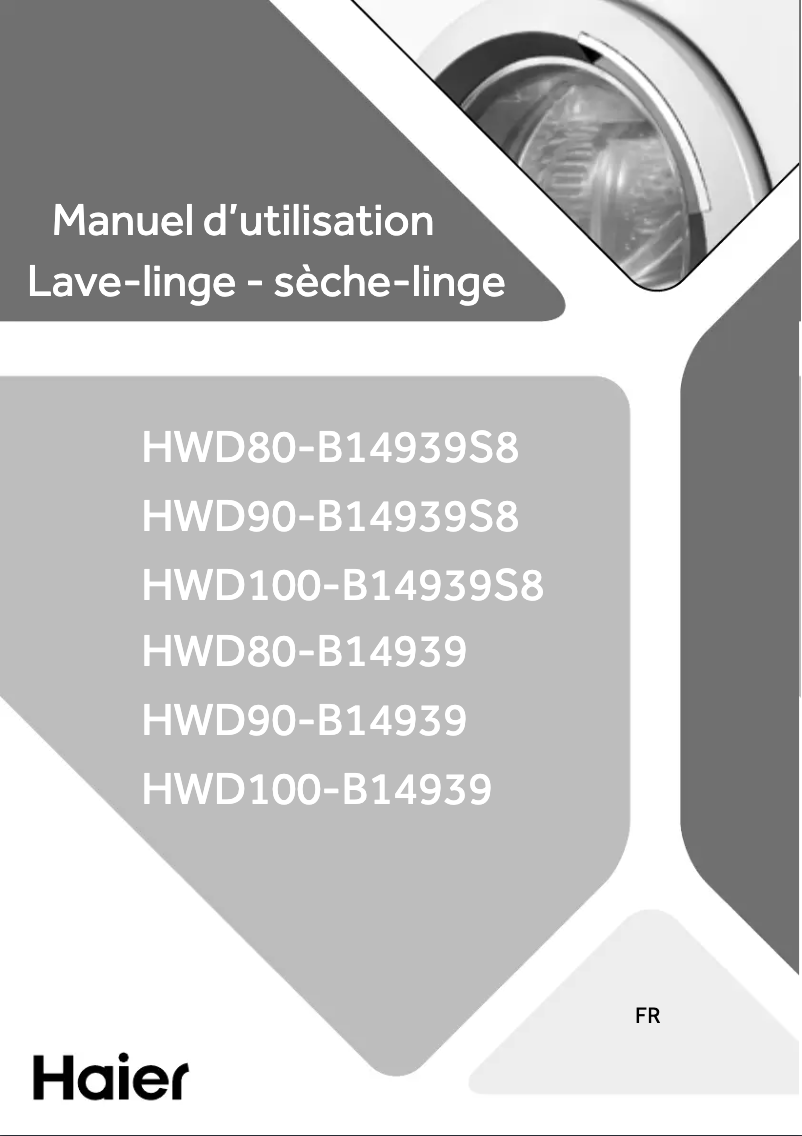 Page 1 of the manual Energy Label Haier HWD100B14959SU1