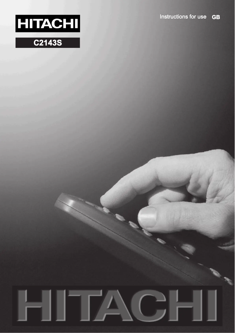 First page image of the manual for C2143S