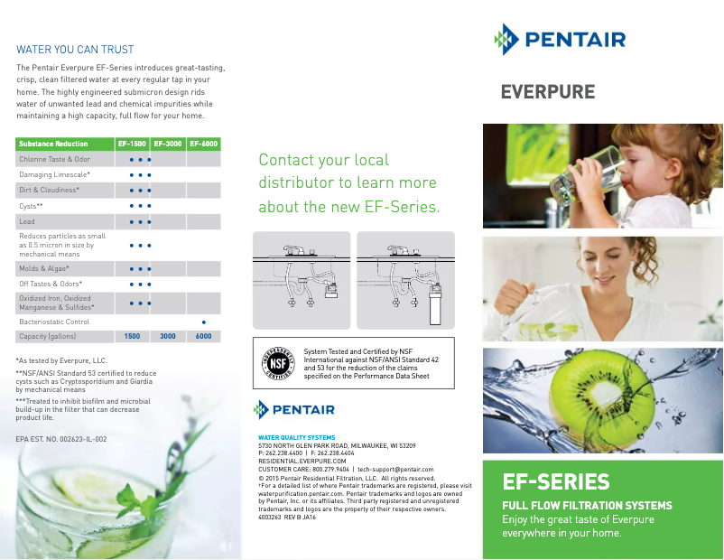 First page image of the manual for EF-6000