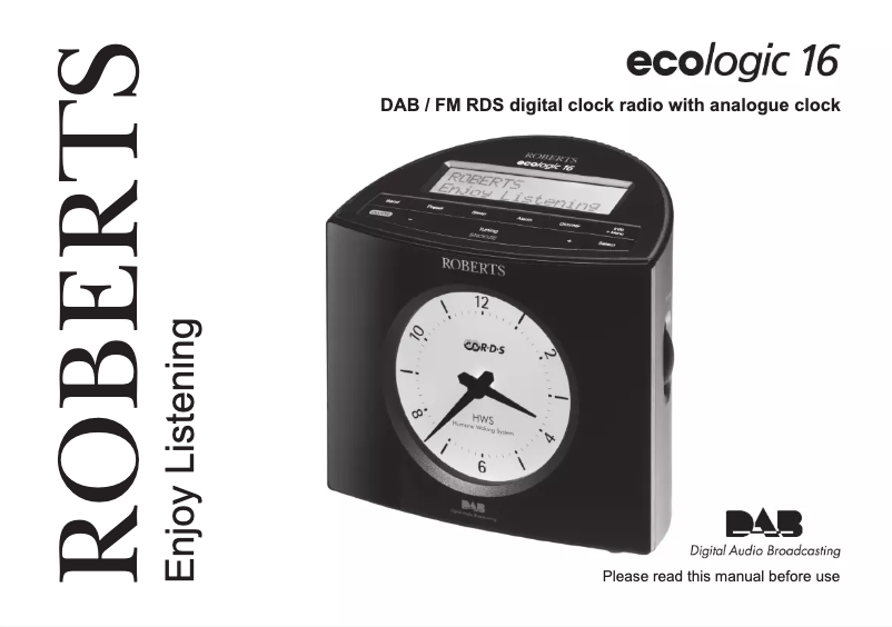 First page image of the manual for Ecologic 16