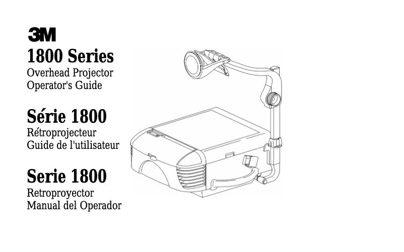 First page image of the manual for 1800