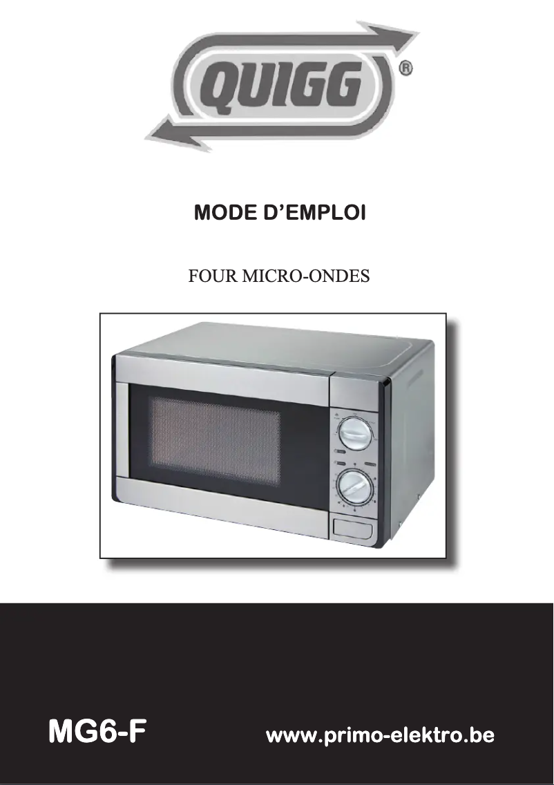 Page 1 of the manual User Manual Baumatic MG6