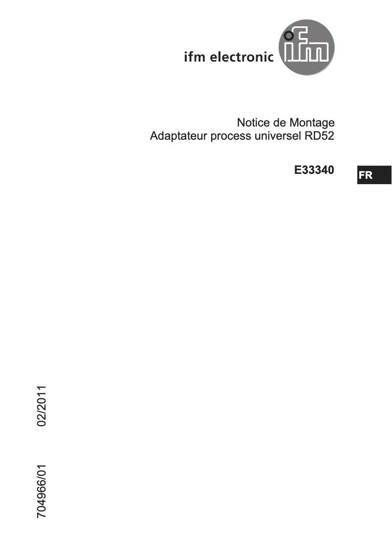 First page image of the manual for E33340