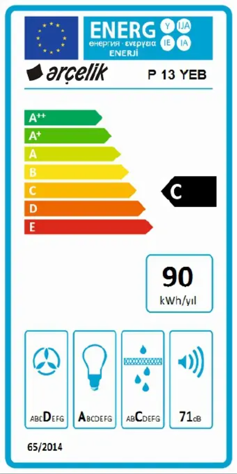 First page image of the manual for P 13 YEB