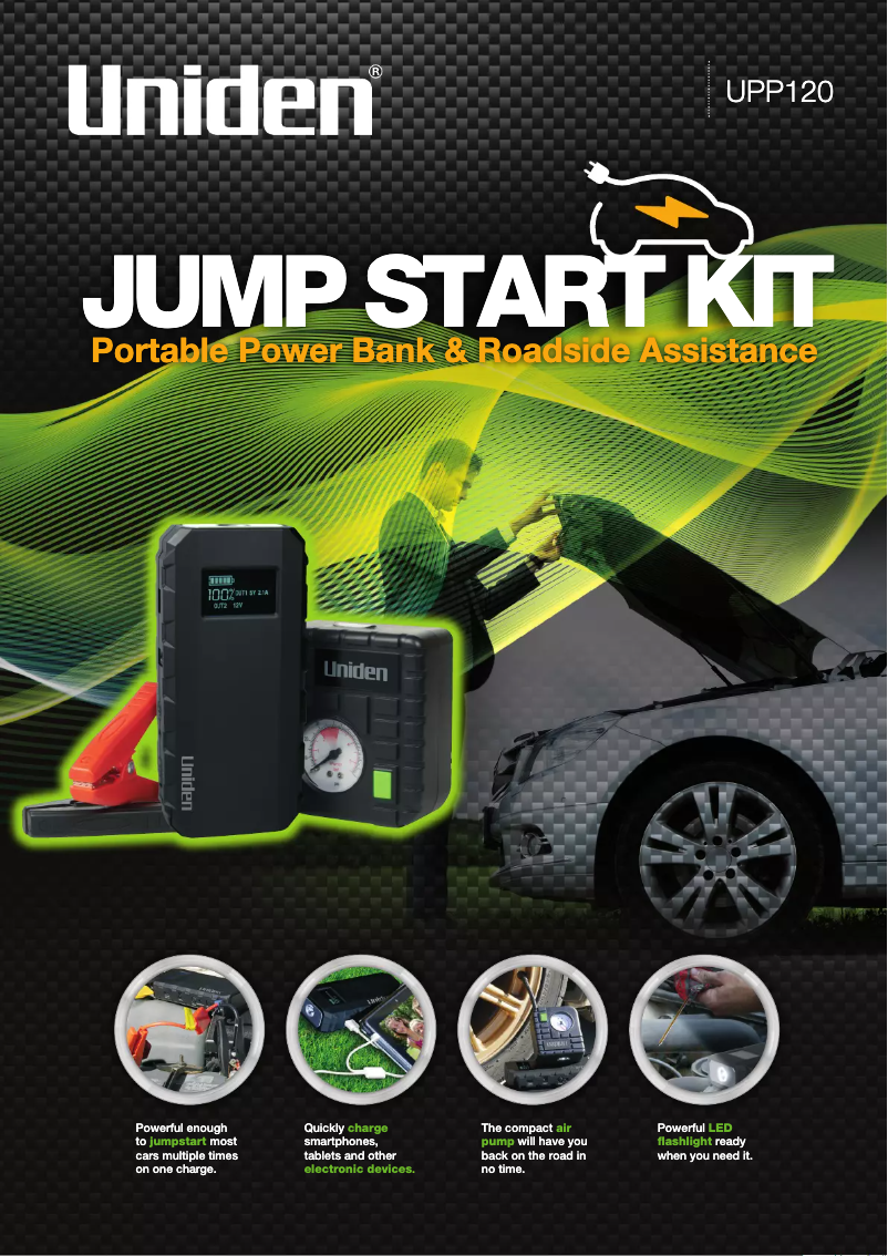 Page 1 of the manual Brochure Uniden UPP 120