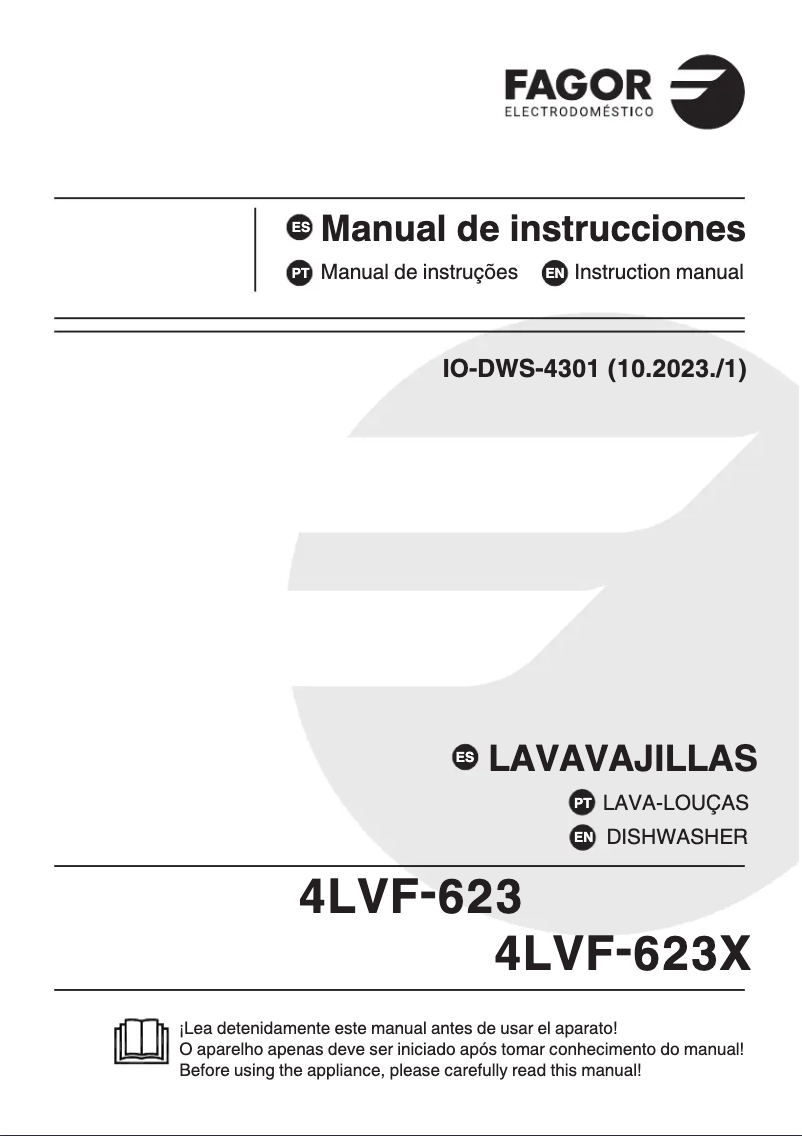 Page 1 of the manual User Manual Fagor 4LVF-623X