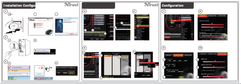 Page 1 of the manual User Manual Trust GXT 23