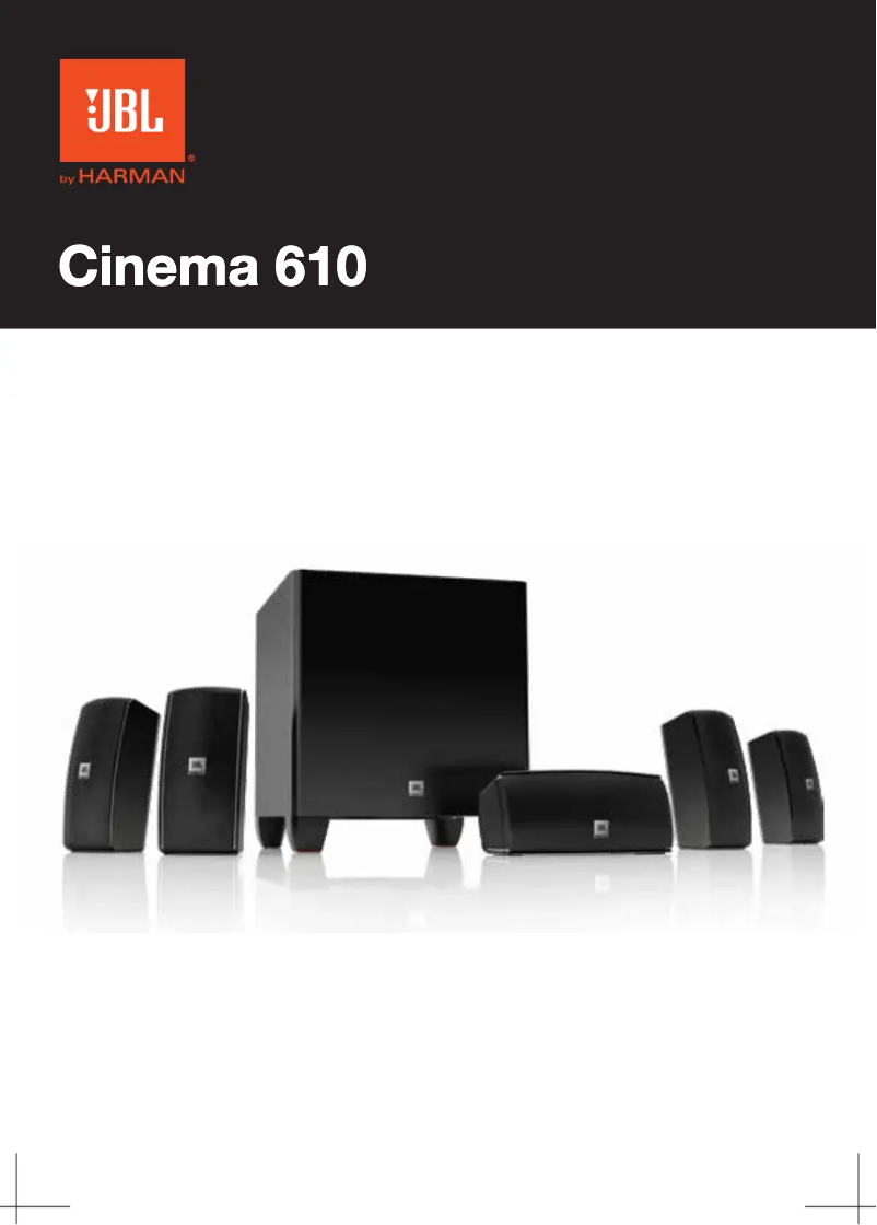 First page image of the manual for Cinema 610