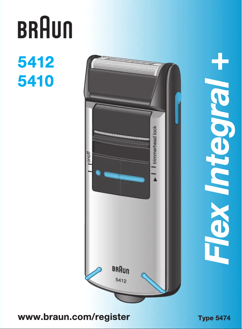 First page image of the manual for Flex 5412