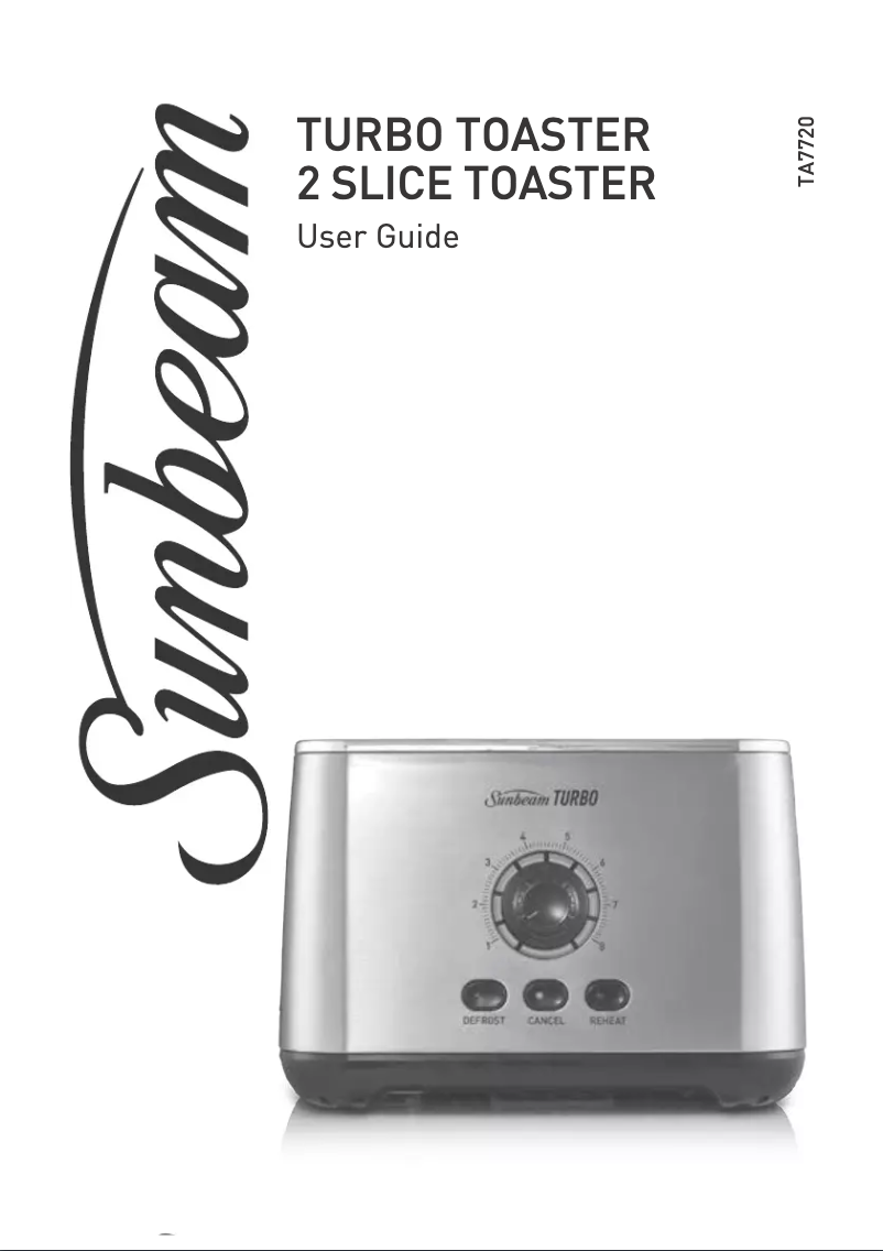Page 1 of the manual User Manual Sunbeam TA7720