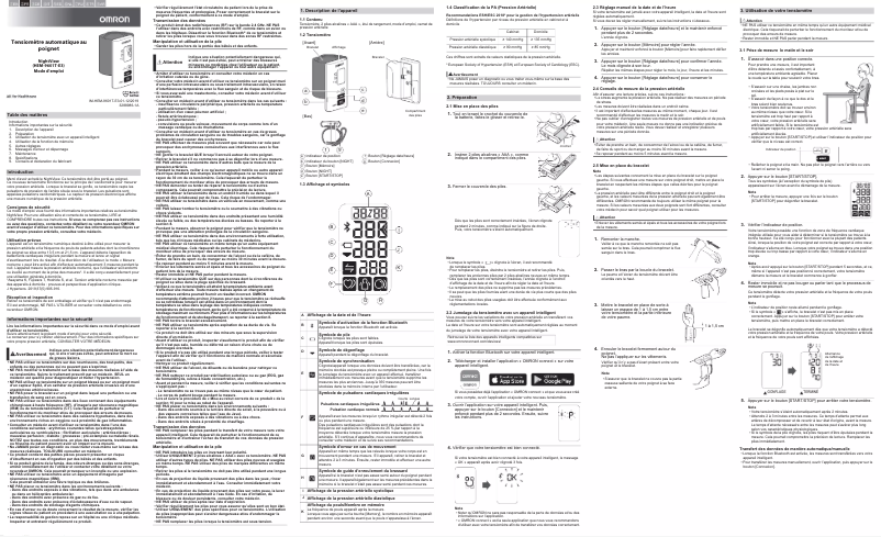 Page 1 of the manual User Manual Omron NightView