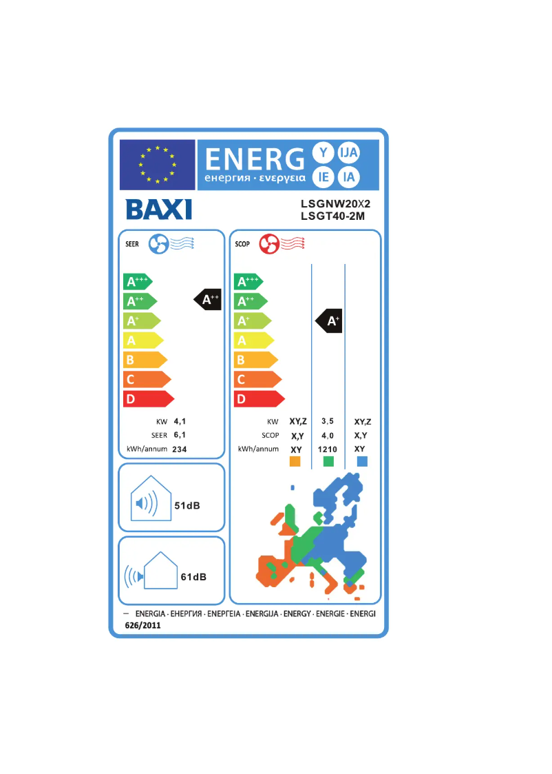 First page image of the manual for LSGT40-2M