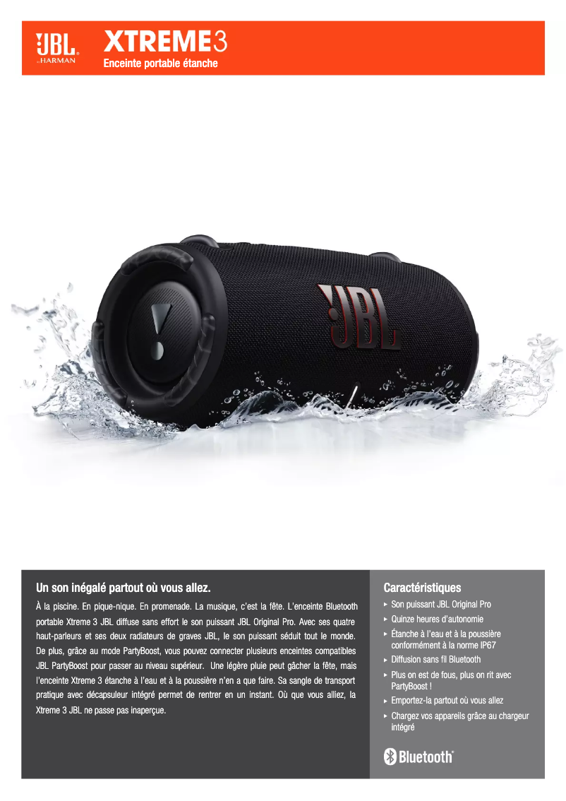 First page image of the manual for Xtreme 3