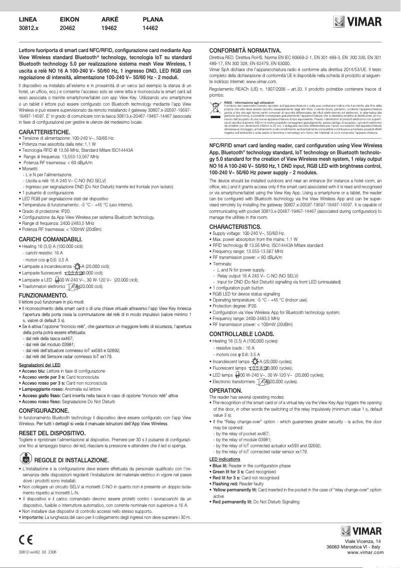 First page image of the manual for 20462