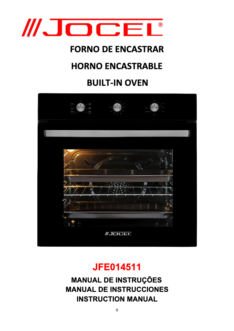 Page 1 of the manual User Manual Jocel JFE014511