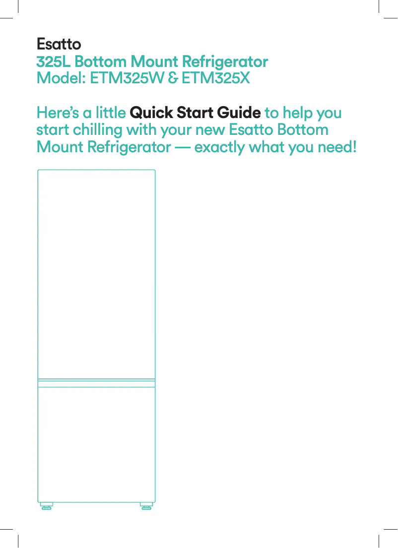 First page image of the manual for EBM325W