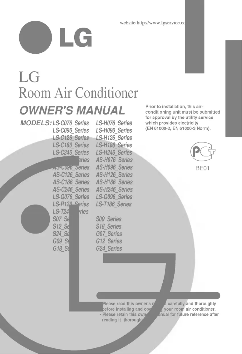 First page image of the manual for LS-H096QLN1
