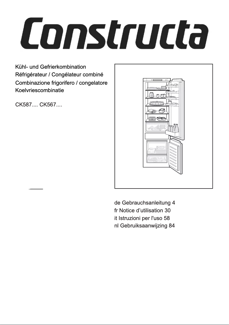 First page image of the manual for CK567VSF0