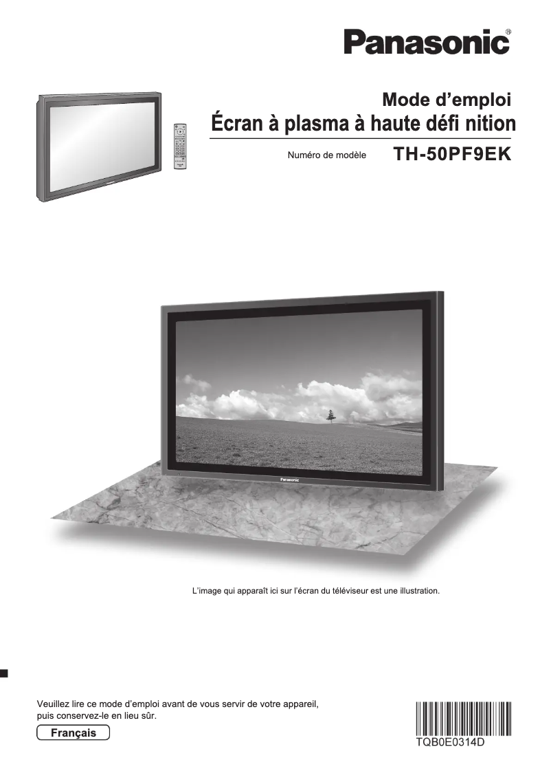 First page image of the manual for TH-50PF9EK