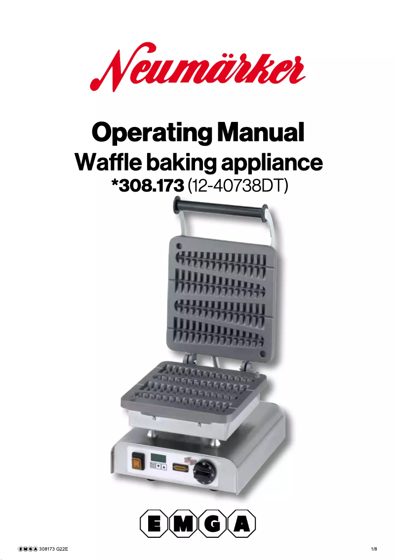 Page 1 of the manual User Manual Neumärker 308173