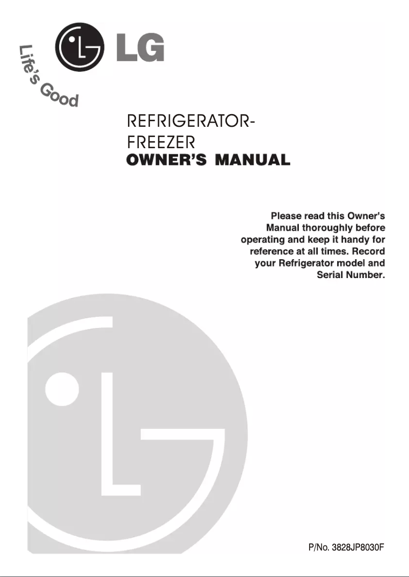 Page 1 of the manual User Manual LG GN-U212SLK