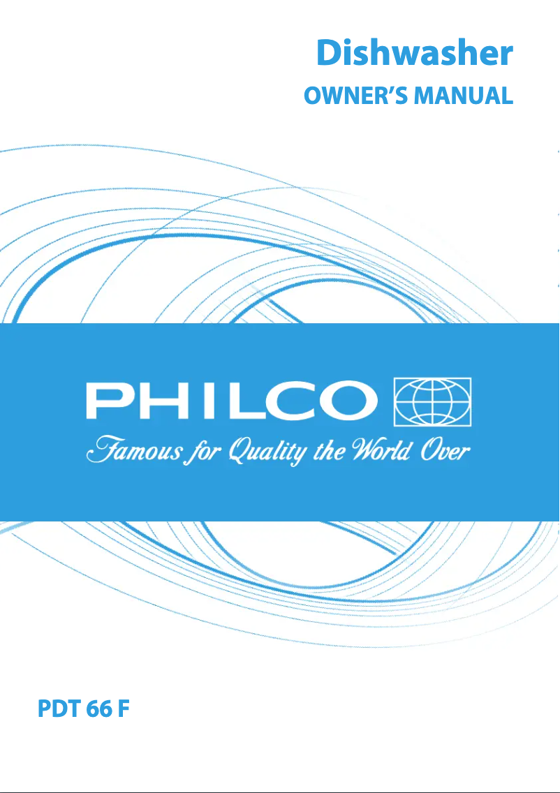 Page 1 of the manual User Manual Philco PDT 66 F