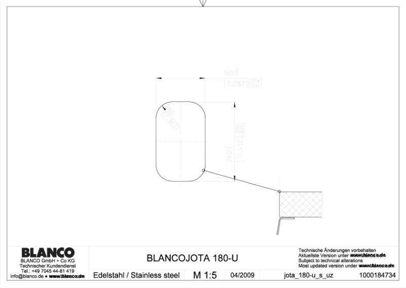 Image de la première page du manuel de l'appareil JOTA 180-U