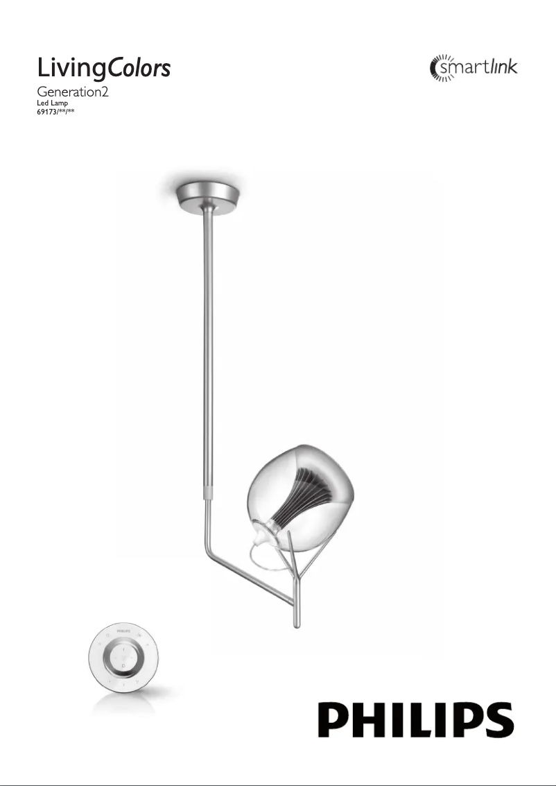 First page image of the manual for LivingColors 6917230PH