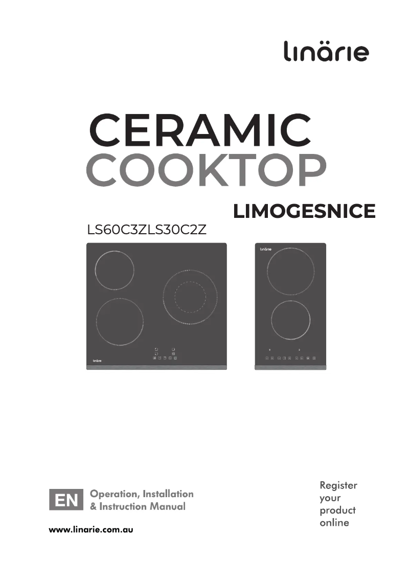 Page 1 of the manual User Manual Linarie LS30C2Z