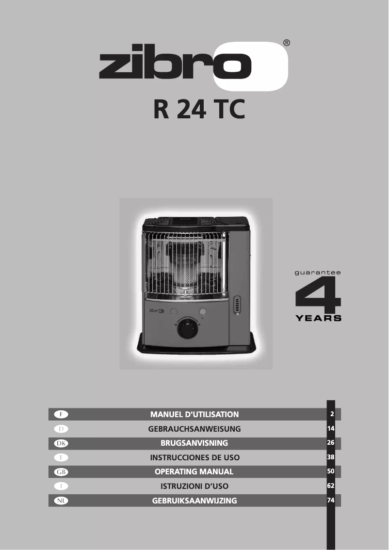 First page image of the manual for R 24 TC