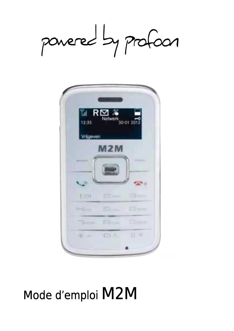 First page image of the manual for M2M