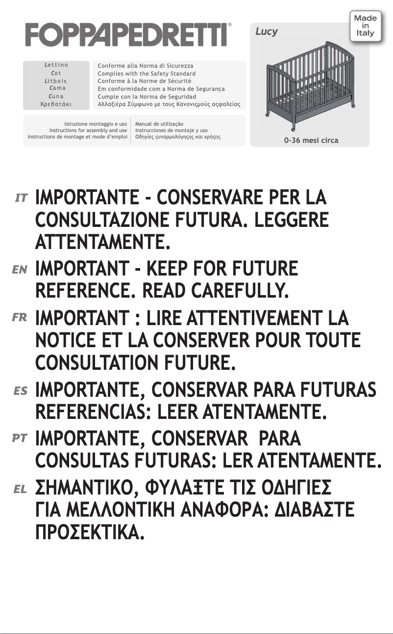 First page image of the manual for Babyfly