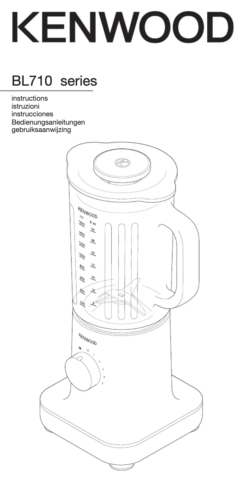 First page image of the manual for BL710