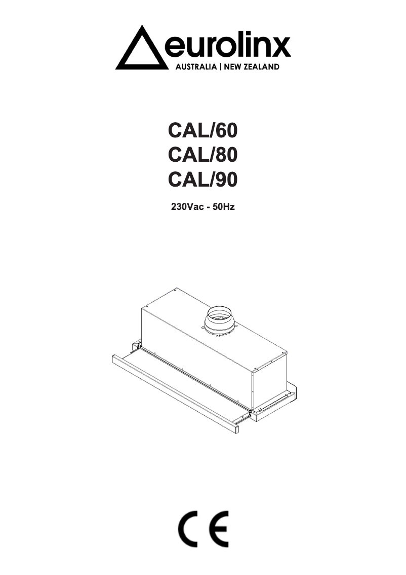 First page image of the manual for CAL90