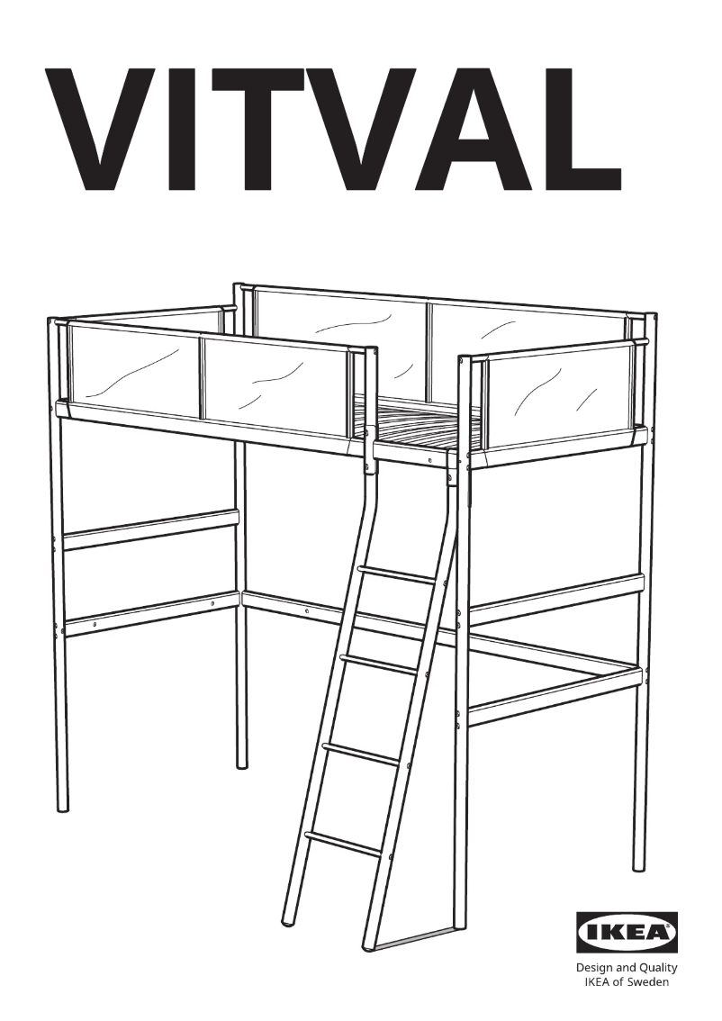 Page 1 of the manual User Manual Ikea VITVAL 704.112.39