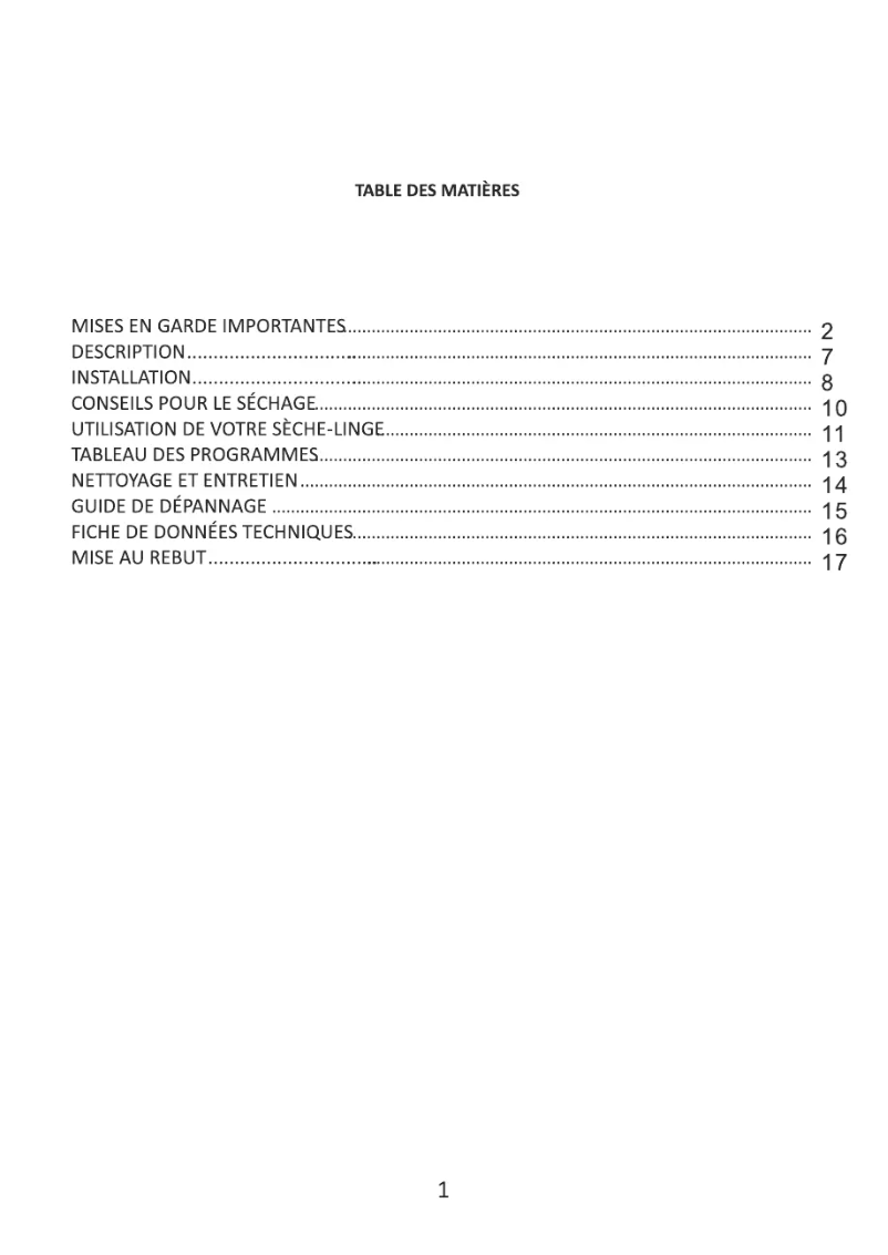 Page 1 of the manual User Manual Thomson THTD8HPA+++