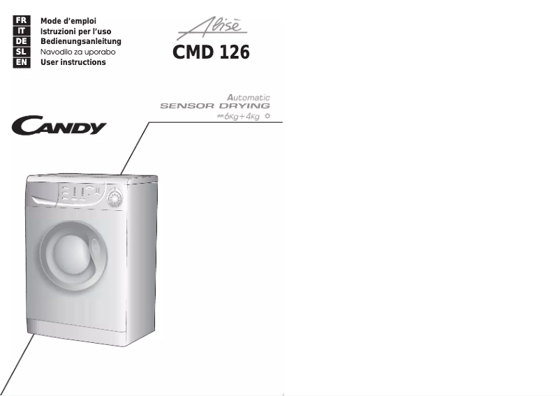 First page image of the manual for CMD 126-01