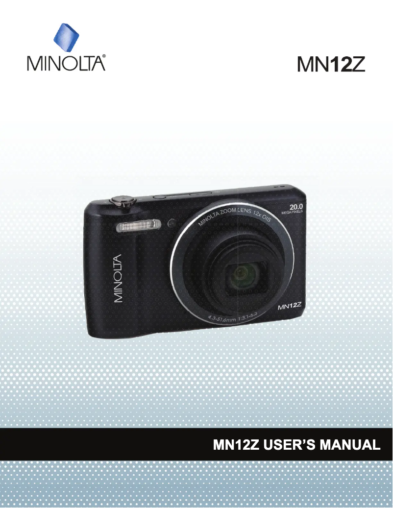 First page image of the manual for MN12Z