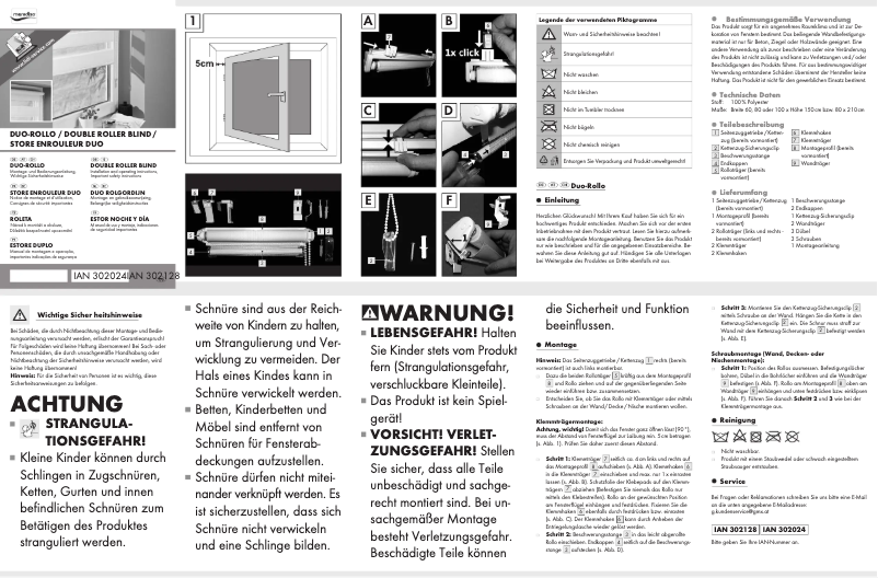 First page image of the manual for IAN 339886