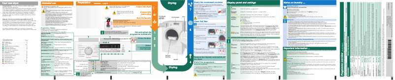 First page image of the manual for WT45W238EE