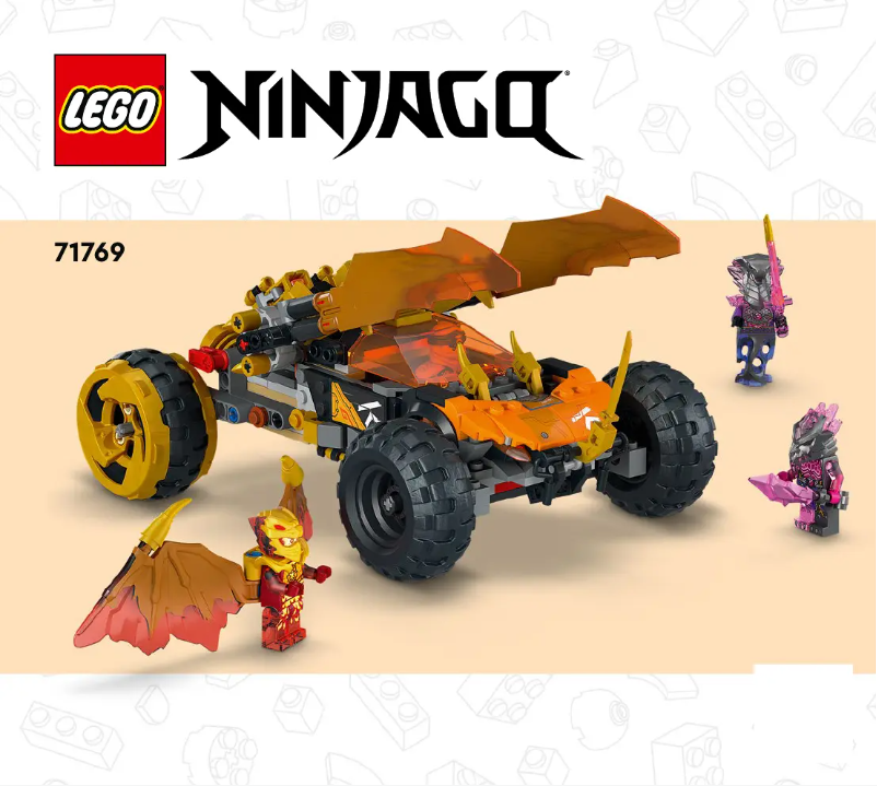 First page image of the manual for Ninjago 71769