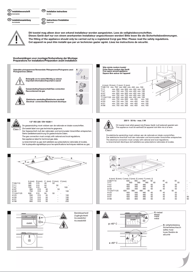 First page image of the manual for T110