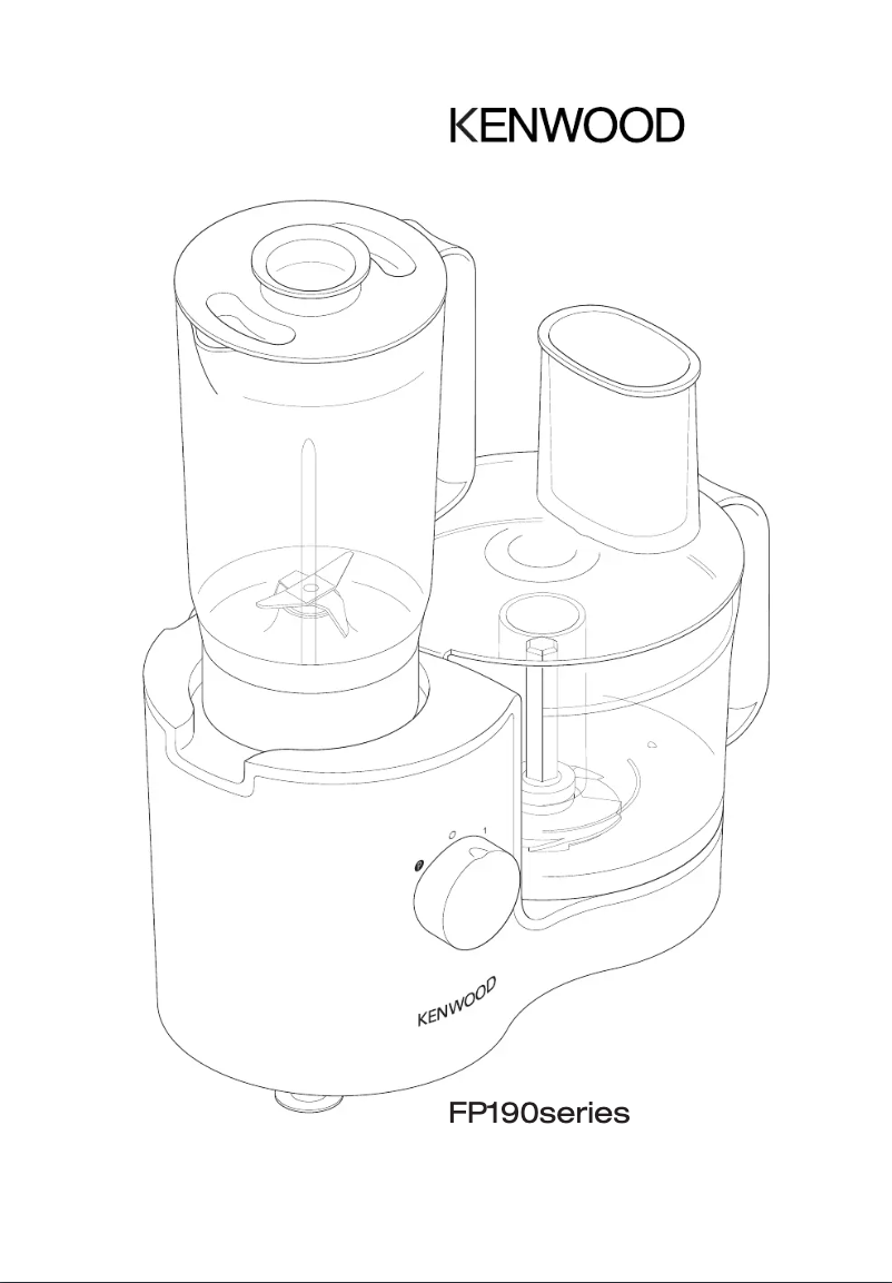 First page image of the manual for FP190