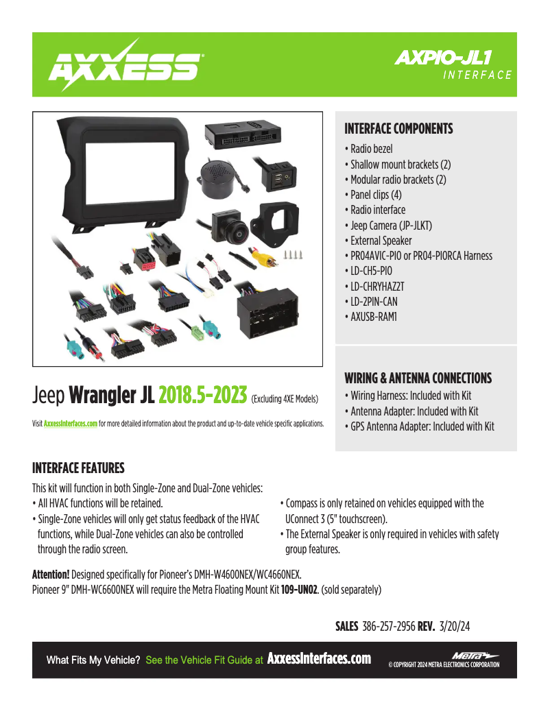 First page image of the manual for AXPIO-JL1