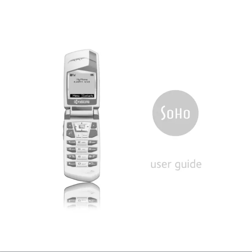 First page image of the manual for Soho