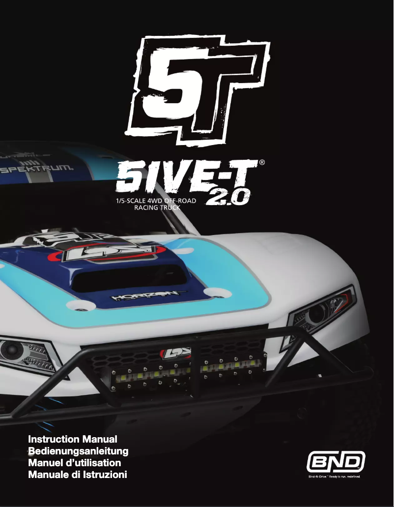 First page image of the manual for 5IVE-T 2.0
