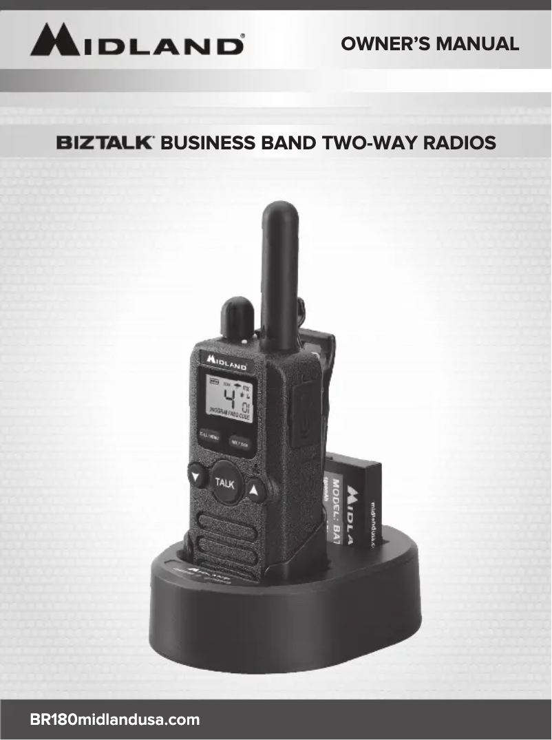 First page image of the manual for BR180