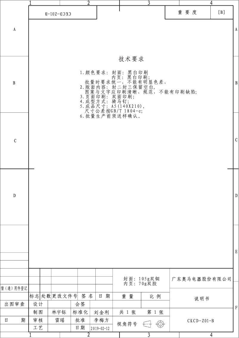 First page image of the manual for CFU 050 E